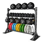 USR Miletos-R40BBHW 455 Kg Bumper Plaka-Çanta-Hex Dambıl-Wallball-Raf Set