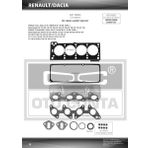 ÜST TAKIM CONTASI R19-CLIO 1.4 ENJ. (KEÇELİ + SUBAP LASTİKLİ + SKC STD)