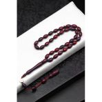 Usta İşçilikli Kafur Ağacı Tesbih 6 X 10 Mm Arpa Kesim - T-1767