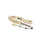 Usta İşi Sistemli Beyzi Kesim Boy Süzmesi İri Boy Koç Boynuzu Tesbih