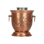 Ustası Antepte Bakır Eskitme Keski Buz Kovası 70 cl
