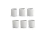 Ustası Antepte ÖLÇÜYE DİKKAT borayris 6lı Espresso Takımı PORSELEN Espresso Seti Kahve Fincanı Kulpsuz 48x53 mm