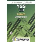Ustasından Çözümlü Ygs 20 Türkçe Denemeleri