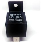 Üstün Mini Güç Rölesi 12V 4p 80A 4 Fişli