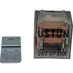 Üstün Mini Röle Şeffaf 24V 4p 40A 87A 4 Terminalli Uyumlu