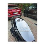 Utku Giyim HONDA DİO,PCX,ACTİVA,SH UYUMLU MOTOSİKLET SELE KILIFI BEYAZ KALIN SCUBA KUMAŞ