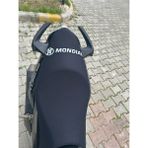 Utku Giyim Mondial Drift L Uyumlu Logolu Motosiklet Koltuk Sele Kılıfı Siyah Renk