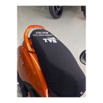Utku Giyim TVS UYUMLU MOTOSİKLET KOLTUK SELE KILIFI SİYAH