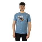 Utopeak Flight Colors Kısa Kollu Mavi Erkek T-shirt