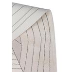 Utopia UTP 07 Krem Gri Amorf Tasarımlı Modern Viskon Halı Oval Kesim Yıkanabilir Salon Halısı