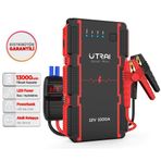 Utraı Jstar Mini 13000mah 1000a Jump Starter ( Powerbank + Led Lamba) Taşınabilir Akü Takviye Cihazı