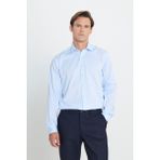 Ütü Gerektirmeyen Comfort Fit Rahat Kesim Klasik Yaka %100 Pamuk Non-Iron Gömlek