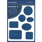 Ütü Ile Yapışan Kot Arma Patch Kot Yaması, Denim, Jeans Onarım & Dekoratif Şekiller (İndigo)