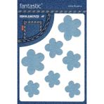 Ütü ile Yapışan Kot Arma Patch Kot Yaması, Denim, Jeans Onarım ve Dekoratif Amaçlı Çiçek (Buz Mavi)
