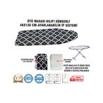 Ütü Masası Kılıfı Vip 48x130 Cm-süngerli Ütü Bezi Ütü Masası Bezi-karaçatı Çok Renkli