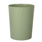 UUJOLY Plastik Küçük Çöp Kovası Çöp Sepeti, Banyolar için Çöp Konteyneri Sepeti, Çamaşır Odası, Mutfak, Ofis, Çocuk Odaları, Yurtlar, 3,5 Galon, Nane Yeşili