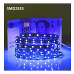 UV 395Nm Mor Esnek LED Şerit Işık SMD 2835 Diyot 1 mt/60 LED Su Geçirmez