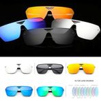 UV 400 Uniseks Güneş Gözlüğü Mercury Aynalı Lens Sürüş Balık Outdoor Mavi