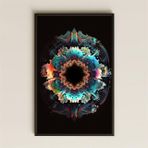 UV Baskılı Mandala Tablo - Derinliğin Gizemi