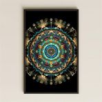 UV Baskılı Mandala Tablo - Gizemli Harmoni