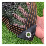 UV Engelleyici Gölge Bezi %50 %60 Koruma Sera için Dayanıklı Ağ Çiçek Bahçesi Köpek Kulübesi Çatı Örtüsü Siyah Güneşlik Ağı (3m x 11m / 9,8ft x 36,1ft)