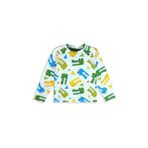 UV Korumalı Erkek Çocuk Mayo T-shirt UVP+50 Faktör Koruma Uzun Kollu Timsah