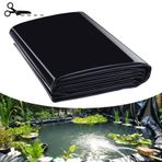 UV ResistantPond Liner 6X14m Bahçe Koi Göletler Şelaleler ve ÇeşmelerDayanıklı Açık Gölet Membran Siyah Balık Gölet Liner HeavyDuty Su Geçirmez Kapak