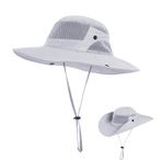 UV Safari Şapkası, Safari Güneş Şapkası | UV Gençler Erkekler İçin Nefes Alabaş Güneş Şapkası | Kamp, plaj, bisiklet, yürüyüş için hızlı kuruyan spor headgear