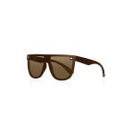 Uv400 Göz Koruyucu Trend Unisex Güneş Gözlüğü Kahve Model 1020
