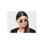 Uv400 Koruma Unisex Güneş Gözlüğü Krem Parlak 1038