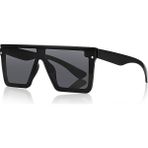 UV400 Koruyucu Yeni Stil Unisex Güneş Gözlüğü Siyah 1088