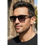 UV400 Polarize Siyah Erkek Güneş Gözlüğü 1320 C0101 - Esnek ve Dayanıklı Çerçeve