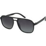 UV400 Polarize Siyah Unisex Güneş Gözlüğü 1353 C0101 - TR90 Esnek Dayanıklı Çerçeve