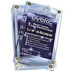 UVBLOC Beyzbol Kart Tutucu Kılıfları (5'li Paket) Koruyucular Sert Plastik Vidalı 35pt Kollar Futbol Basketbol Pokemon Spor Kartları için