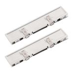 uxcell 2 Adet DDR SDR RAM Gümüş Ton Alüminyum Bellek Shim Soğutucu Soğutma Yüzgeçleri Bellek Isı Yayıcı