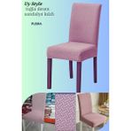 Uy Style Tuğla Desen Sandalye Örtüsü,likrali,esnekli Sandalye Kılıfı 1 Adet - 35 x 50 cm - Pudra