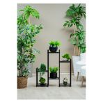 Uyan Ev Ürünleri Garden 6 Raflı Saksılık Matal Ayaklı Metal Raflı Dekoratif Saksı Standı