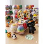 Uyanık3d Ugos Serisi - Sürpriz Mini Figür Yumurtası 6'Lı Set - Doğa Dostu Oyuncak Koleksiyonu