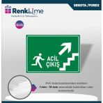 Uyarı Ikaz Levhası - Acil Çıkış Sağ