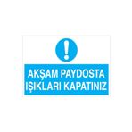 Uyarı Tabelası - 70x100 Alüminyum Kompozit Panel - E61