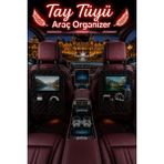 Uydee Araç Içi Koltuk Arkası Organizer Koruyucu Kılıf Eşya Düzenleyici Tablet Tutucu Organizer Araç Içi Organizer Tablet Tutucu Koltuk Arkası Düzenleyici Araba Oto Organizer Çok Cepli Universal - Siyah - Kırmızı