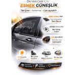 Uydee Araç Ön Yan Cam Güneşlik Araç Içi Isı Düşürücü Oto Güneşlik Universal Araç Ön Yan Cam Güneşlik - Siyah