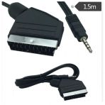 Uydu Av Kablo 3.5Mm Erkek Scart Kısa Jack