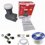 Uydupark Next YE-202 Çiftli Lnb + 40 M Next Anten Kablosu