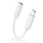 UYGUN ELEKTRONİK iPhone 13/13 Pro/12/12 Pro/11/11Pro için Lightning to 3.5mm Aux Jack Kulaklık Dönüştürücü Adaptörü. iPhone 13/13Pro/13Pro Max/12/12 Pro/12Pro Max/11/11 Pro/11/Pro Max/X/XR/XS/XS Max/8/7 Uyumlu