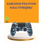 uygun PS4 Kablosuz Oyun Kolu Gecikmesiz Bağlantılı Ergonomik Tasarımlı popüler