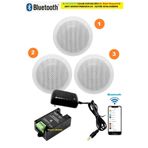 Uygun TAVAN HOPARLÖR SETİ BLUETOOTH ÖZELLİKLİ (3 TAVAN HOPARLÖR) AMFİ KULLANMADAN EV-İŞYERİNİ SESLENDİRİN