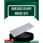 uygun USB Alıcılı Kablosuz Klavye Mouse - Geniş Uyumluluk, Sessiz Tuşlar popüler