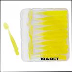 Uyguna-Yakala 1G 50Mm -10 Adet Silikon Kurt Yem - Karides Kokulu- Fluo Yeşil-1015-Flu