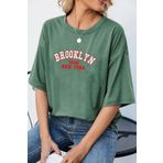 uyguntarz Unisex Brooklyn Baskılı T-shirt